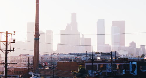 Cityscape against sky