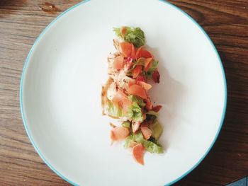 Close-up of food in plate