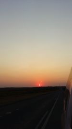 Scenic view of sunset