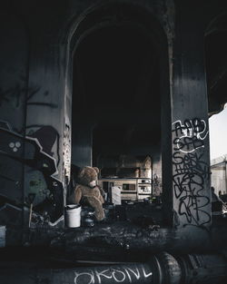 Interior of abandoned room