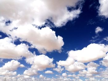 Low angle view of clouds in sky