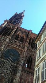 Low angle view of church against sky