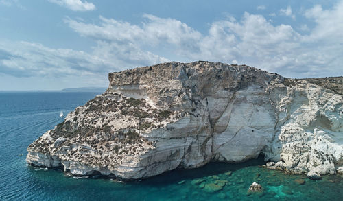 Panoramic view of sea against sky
