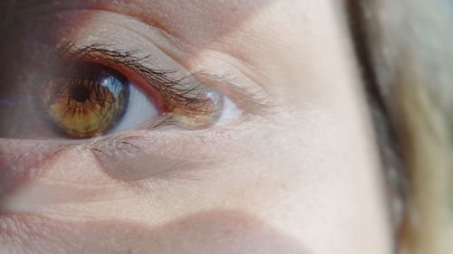 Close-up portrait of woman
