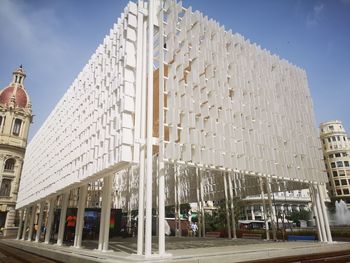 Low angle view of building against sky