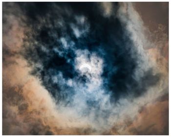 Low angle view of cloudy sky