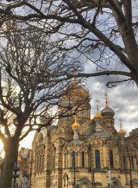 Low angle view of historical building