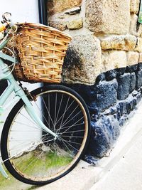 Bicycle in basket