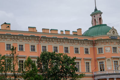 Low angle view of building against sky