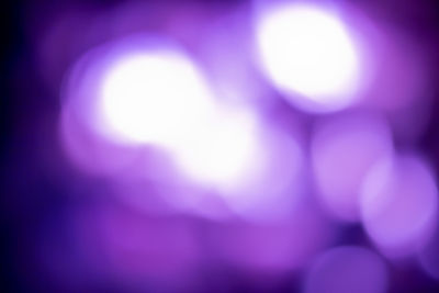 Defocused image of illuminated lights