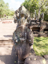 Statue of old building