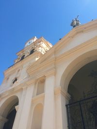 Low angle view of historic building against sky