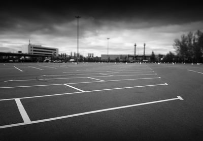 View of empty road