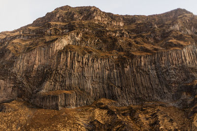 Close-up of rock formations