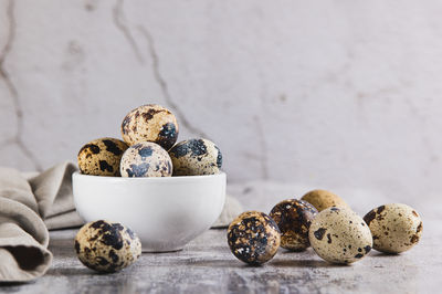 Close-up of cookies on table