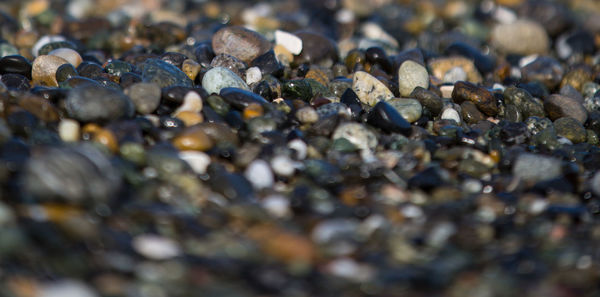 Full frame shot of pebbles