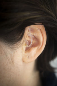 Close-up portrait of a woman