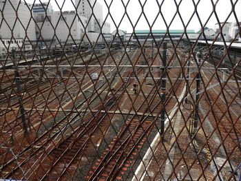 Full frame shot of chainlink fence