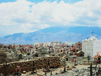 Cemetery in the mountains