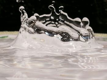 Close-up of splashing water