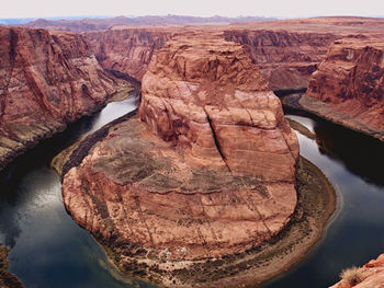 Scenic view of rock formation