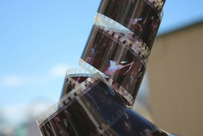 Close-up of film reel