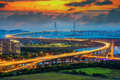 S line bridge incheon bridge, south korea