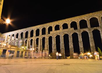 Group of people at night