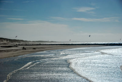 Beach with sky