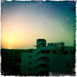 Low angle view of buildings against sky