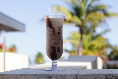 Close-up of drink on table