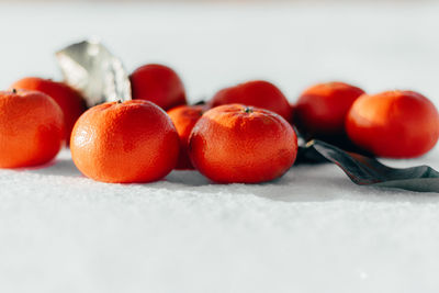 Close-up of fruits on table