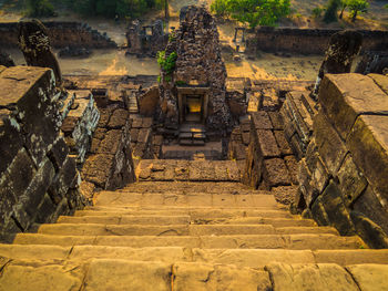 View of old temple building