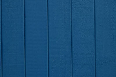 Blue colored wooden boards- close-up of wooden panel wall