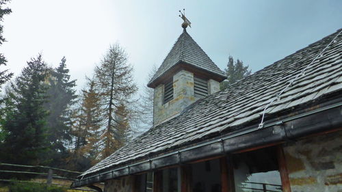 Low angle view of building against sky