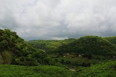 Scenic view of landscape against sky