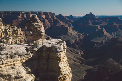 View of rock formation