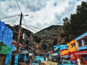 Panoramic view of city against sky