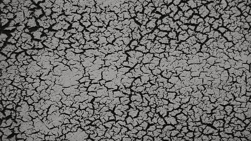 Full frame shot of cracked land