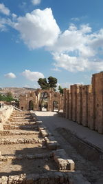 Old ruins against sky