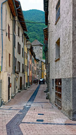 Street amidst buildings in town