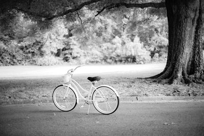 Bicycle on road