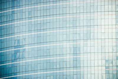 Full frame shot of modern glass building