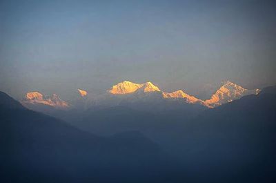 Scenic view of mountains