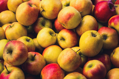 Full frame shot of fruits for sale at market stall