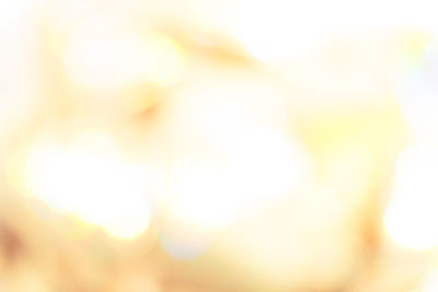 Defocused image of yellow lights