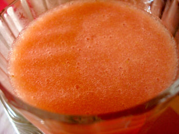 Close-up of orange juice