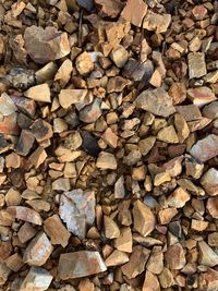 Full frame shot of stones