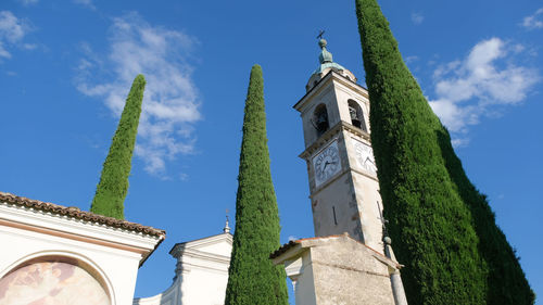 Low angle view of traditional building against sky