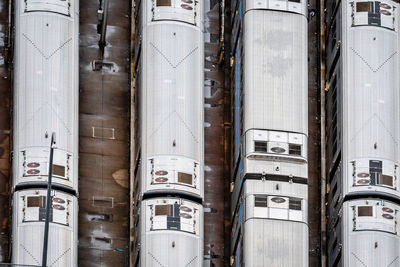 High angle view of factory